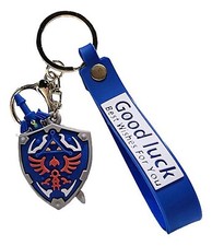 The Legend of Zelda Hylian Shield 3D Silicone Charm Keychain
