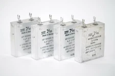 Quad of ITT SEL MP Capacitor MP 03/4/250 for Klangfilm Amps, 4 MFD / 250 V, NOS 