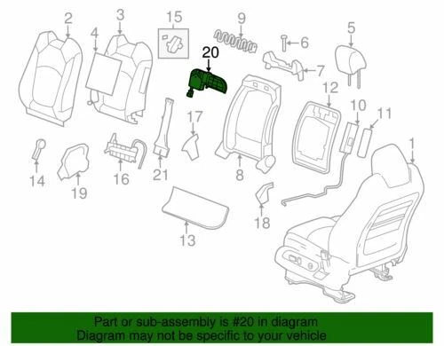 Подлинный воздуходувка охлаждения сиденья для Chevrolet Buick GMC 2009-2017 годов выпуска 25941746 - Изображение 2 из 2