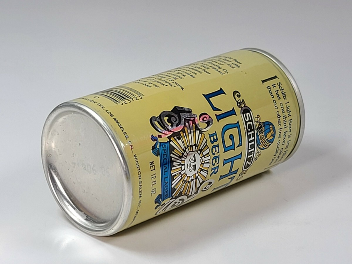 Vintage Schlitz Light Beer 12oz Can Aluminum Schlitz Brewing | eBay