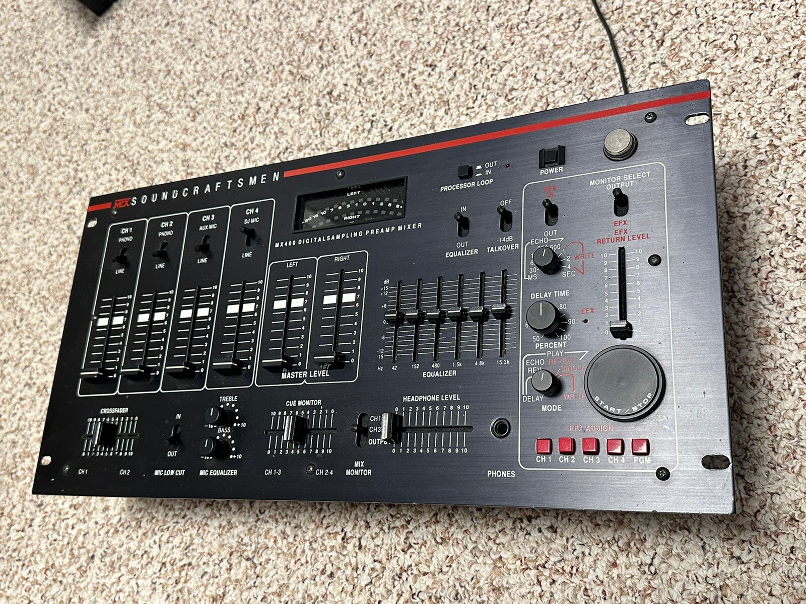 MTX Soundcraftsmen MX400 Preamp Mixer Sampler eBay