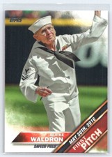 2016 Topps Update Burke Waldron #FP-8    First Pitch Seattle Mariners