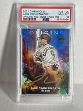 Jake Cronenworth 2021 Panini Origins ROOKIE BLUE GOLD /25 Auto RC Padres