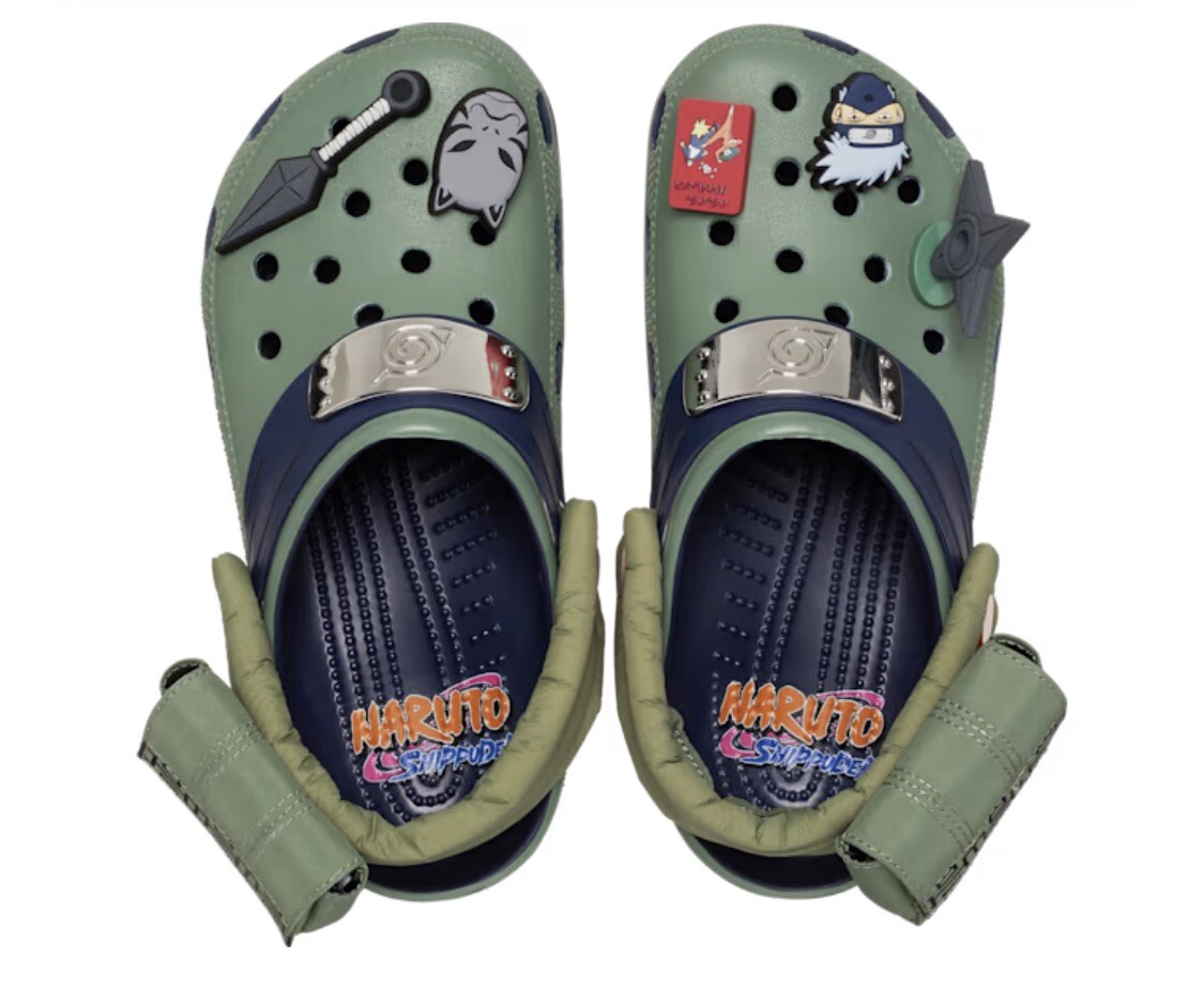 Naruto Shippuden  Kakash Free*Crocs Key Change & JiBBitZ Charms. With Your Order