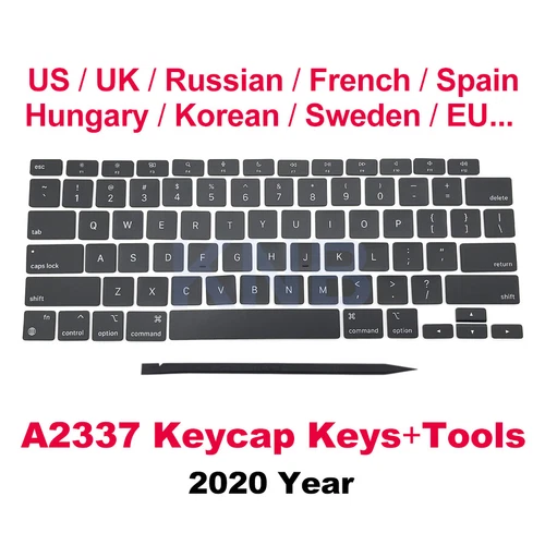 New Keyboard Keys Keycaps For Macbook Air 13" M1 A2337 Keycap Key Cap 2020 Year