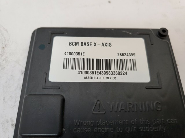 Harley-Davidson X-axis Body Control Module Base PN 41000351E for sale ...