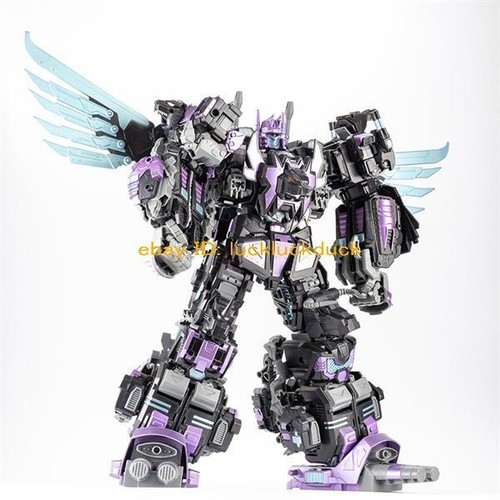 Figura de acción robot JinBao 2009 Predaking G1 5 en 1 de gran tamaño 45 cm 18" púrpura oscuro - Imagen 2 de 21