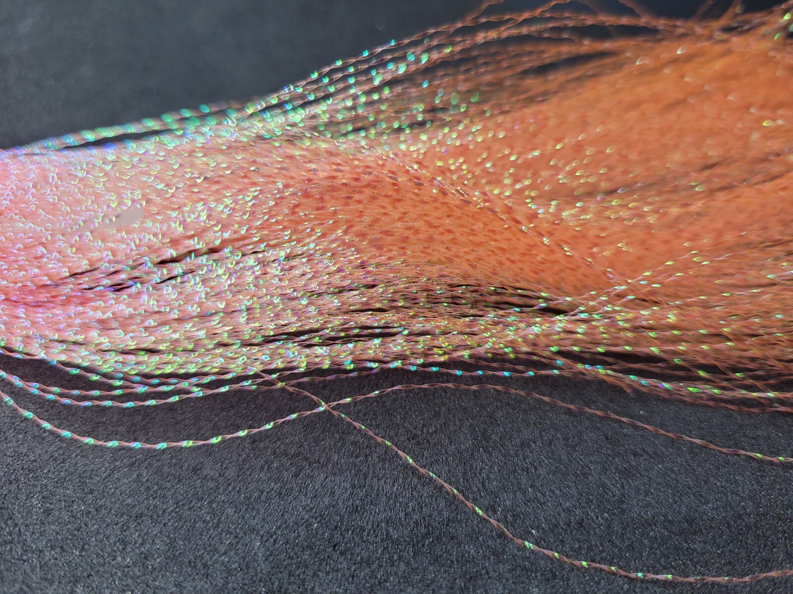 Twisted Crystal Flash - Fly Tying Material - SHRIMP - FLASHABOU - 12in ...