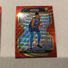 2022 Panini Prizm WNBA Ruby wave #13 Tina Krajisnik RC  - Chicago Sky