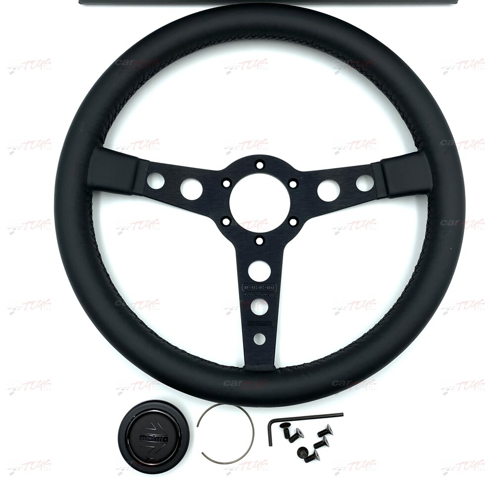 Momo Steering wheel Leather Prototipo Black Edition 350mm
