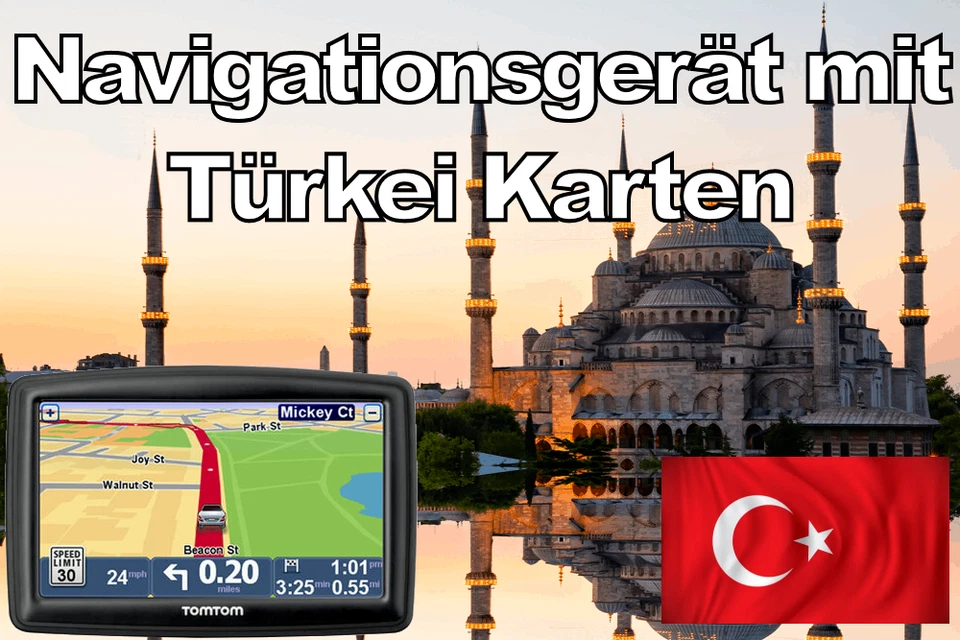 TomTom Navi XL mit Türkei Karten + EU von 2026 - Top Navigationsgerät für Urlaub - Bild 1 von 1