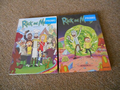 PROMO Rick and Morty COMPLETE 1st+2nd Season 1+2 Two BRAND NEW!!! SEALED DVD LOT