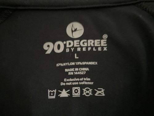 90 Degree by reflex womens large black 