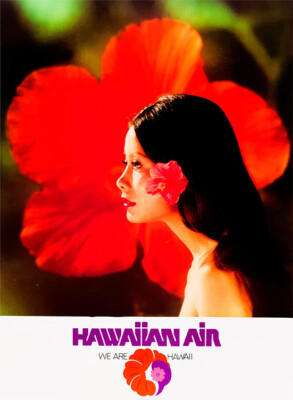 Hawaiian Air Vintage Travel Poster | eBay