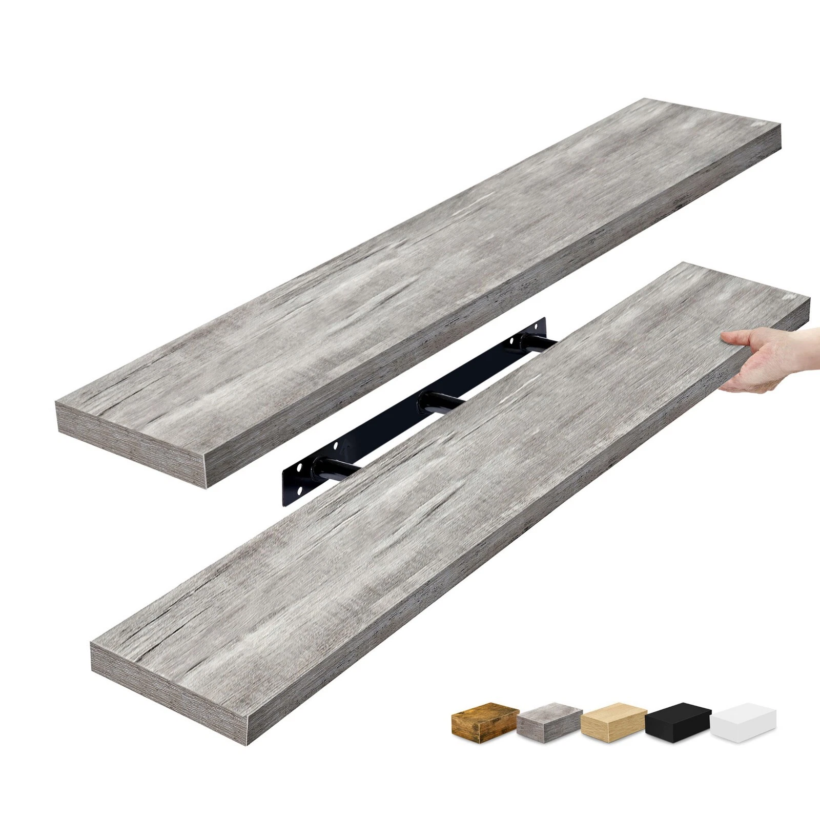 Sorbus Floating Shelves for Wall - 2 Extra Long Wall-Mounted Floating Shelves
Opens in a new window