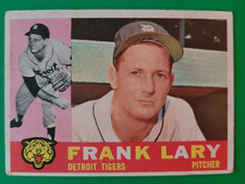 1960 Topps FRANK LARY #85 Detroit Tigers EX Centered, Clean, Light Wear Only