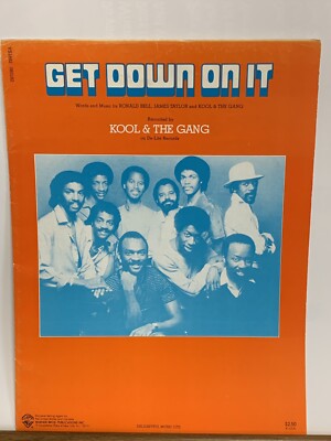 Sheet Music GET DOWN ON IT recorded by KOOL & THE GANG  1982