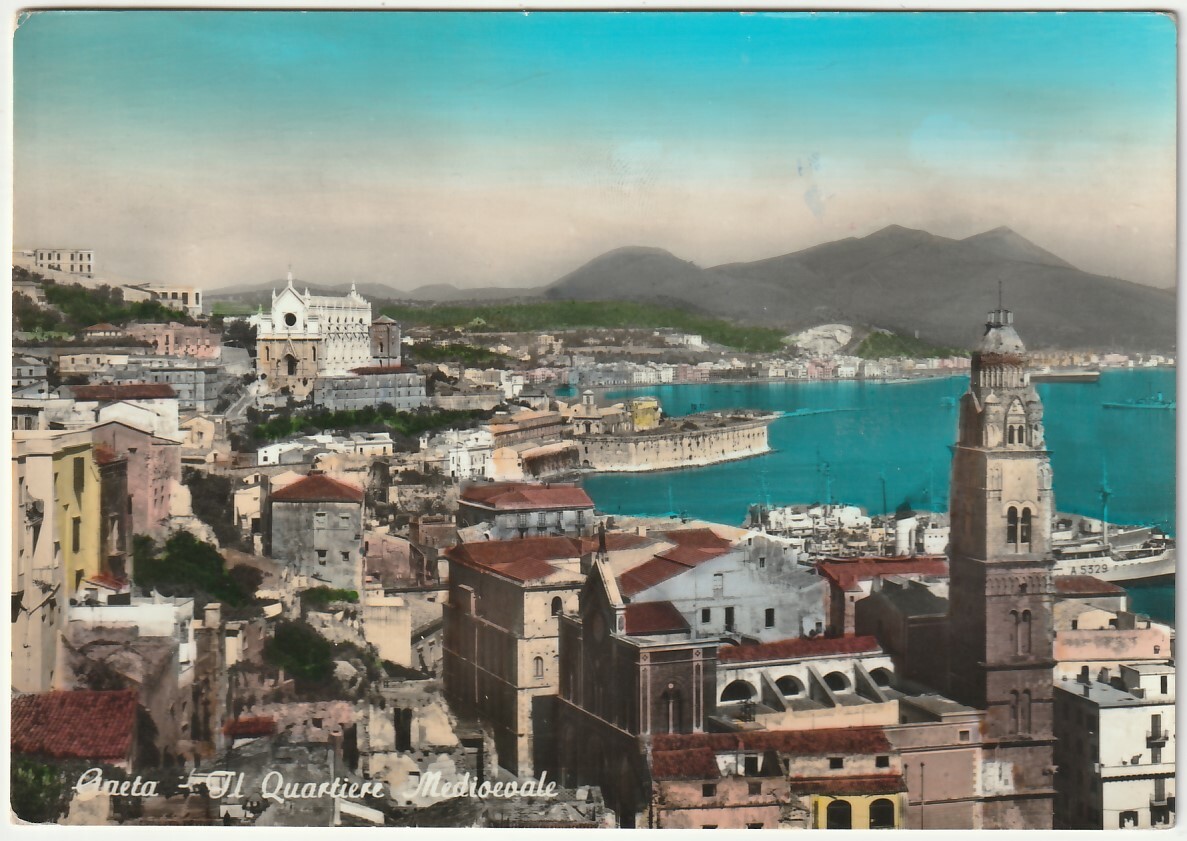 GAETA - LATINA - IL QUARTIERE MEDIOEVALE - VIAGG. 1961 -42632-