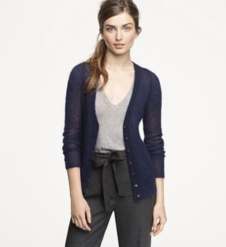 Thin Knit Cardigan Sweater Size 