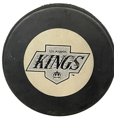 LOS ANGELES KINGS NHL OFFICIAL TRENCH HOCKEY PUCK CZECHOSLOVAKIA VINTAGE