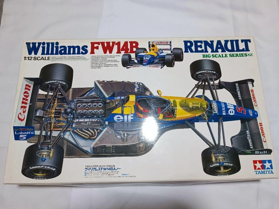 Tamiya 1/12 Rc Williams Fw14B Renault F1 Racing Kit F102