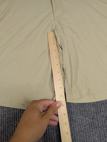 Cabelas Shorts Mens XL Beige Guide Series Guidelite Cargo Fish Hike NEW $49 - Picture 9 of 12