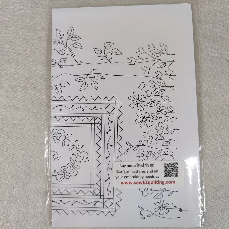 Quilts in the Garden Outdoor Heart Stitchery Stitching Template 11" x 22" - Image 4 of 4