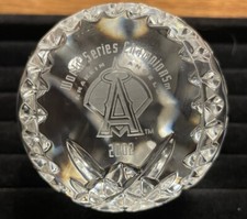 Waterford Crystal Anaheim Angels 2002 World Series Champion Baseball 608/2002.