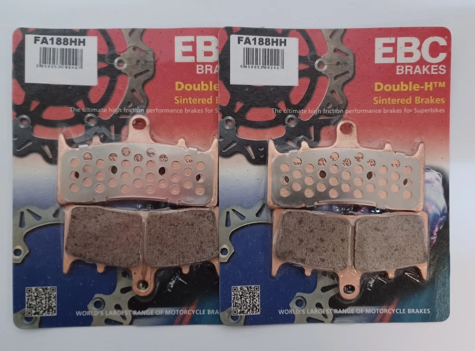 Спеченные передние и задние дисковые тормозные колодки EBC подходят для SUZUKI TL1000R (1998–2002 гг.) - Изображение 2 из 4