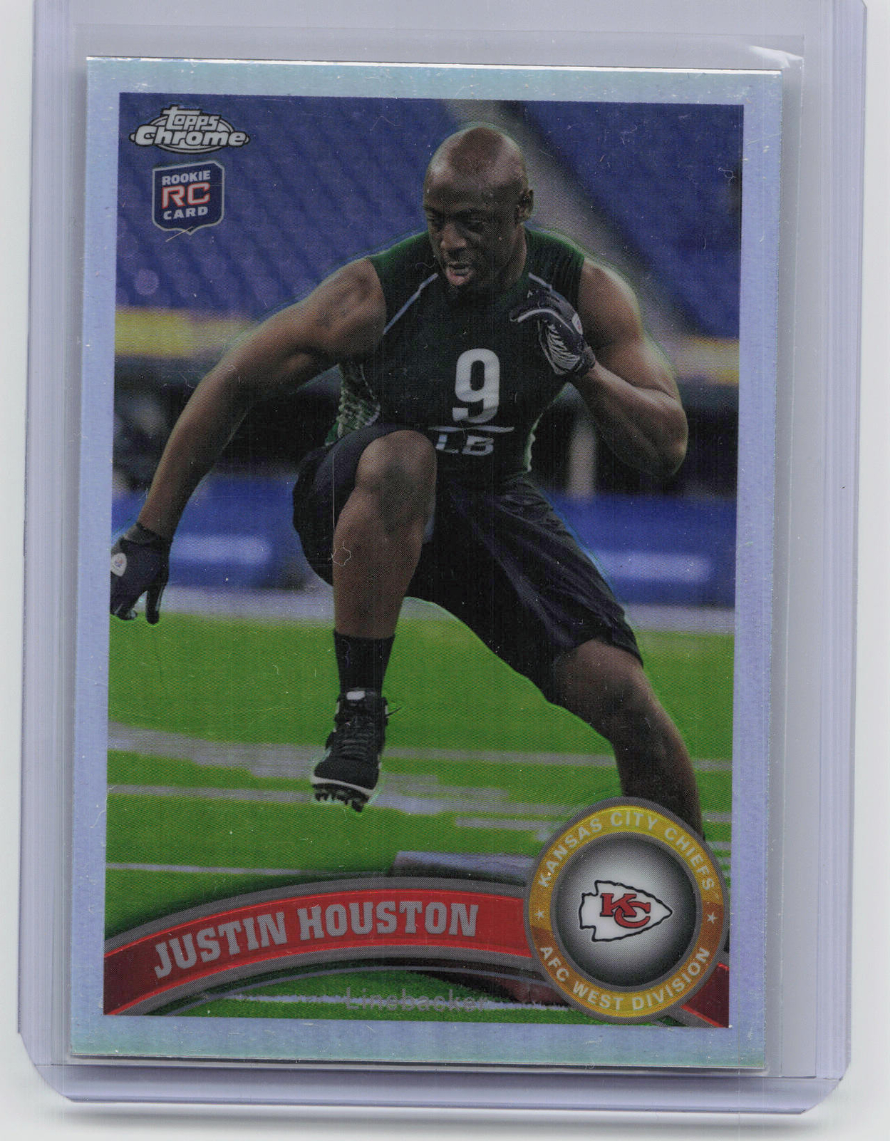 2011 Topps Chrome #115 Justin Houston Refractors