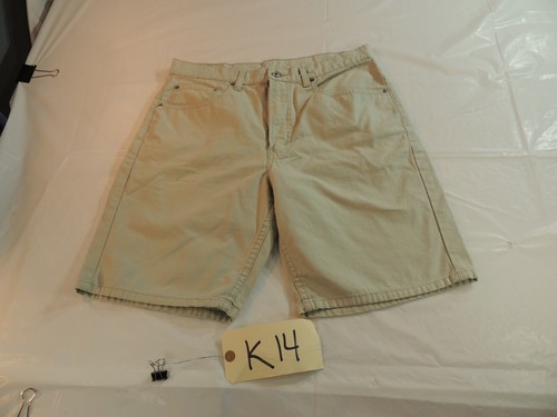 Levis 505 Shorts Mens 34 Khaki Beige 