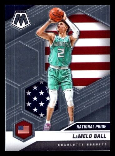 LAMELO BALL RC 2020-21 PANINI MOSAIC NATIONAL PRIDE ROOKIE