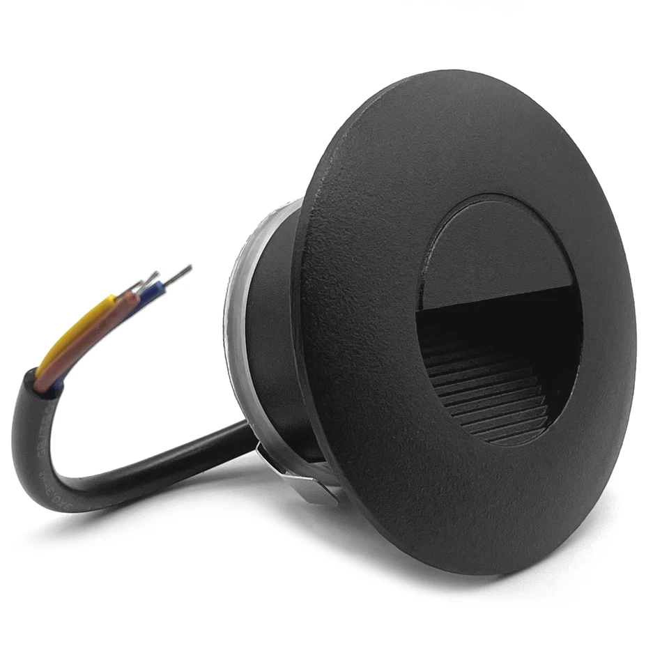 10 x LED Step Light Stair Light Recessed Stair Step IP65 230V Black - Image 3 of 4