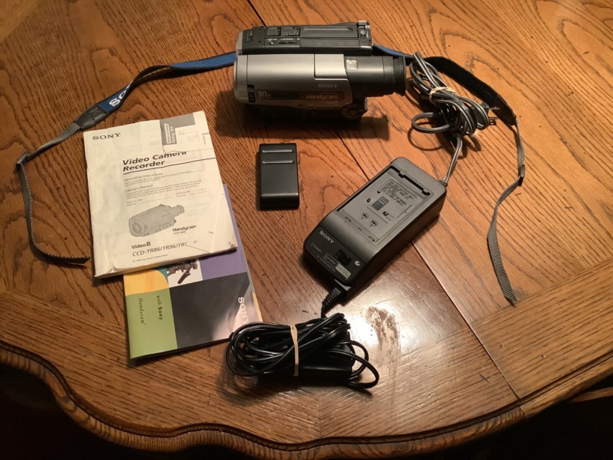 SONY VideoHi8Handycam CCD-TRV86 ① SONY CCD-TR86 NTSC HANDYCAM, UNTESTED SOLD AS IS | eBay