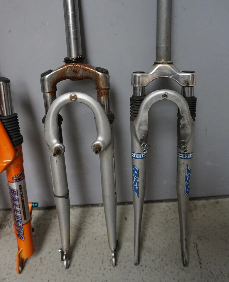 3 x Gabel Fork Fahrrad Federgabel RST Zoom Ballistic oldschool defekt (A023-573) - Bild 2 von 4