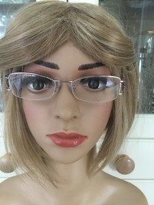 ladies half rim glasses