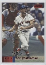 2020 Topps Stadium Club Red Foil Carl Yastrzemski #71 HOF 0c2
