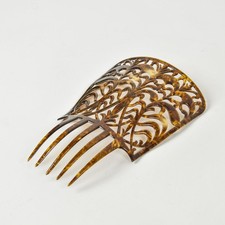 Extra Large Faux Tortoiseshell Hair Comb Celluloid Spanish Peineta Mantilla