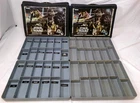 Vintage 1977 Kenner Star Wars 2 Vinyl Collector's Case & Trays Lot For Figures