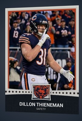 Dillon Thieneman Bears Card