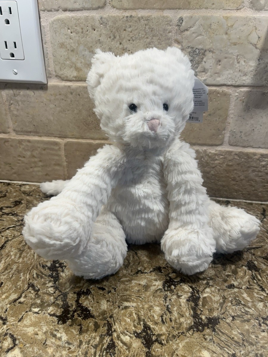 NWT Jellycat Fuddlewuddle Kitty White Cream Cat - RETIRED + RARE
