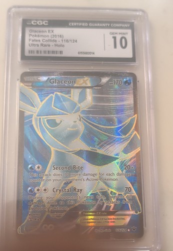 Glaceon-EX graded CGC 10 for sale on eBay