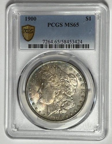 1900  MORGAN DOLLAR PCGS MS 65