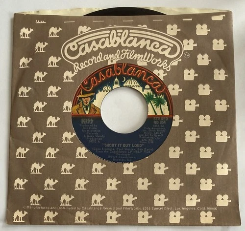 KISS Shout It Out Loud - Sweet Pain Casablanca 45rpm (1976) Excellent!