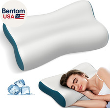 Cervical Neck Pillow for Pain Relief, Contour Memory Foam Pillows Ergonomic Pill