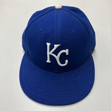 New Era 59Fifty Mens MLB Kansas City Royals Hat Size 7.25 USA Made Free Shipping