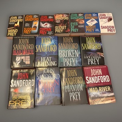 Big Lot 15 John Sandford Prey  7 Pb 8 Hardcover Books