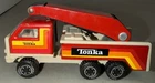 Vintage Tonka Boom Bucket Lift Truck Red