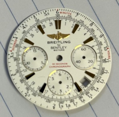 Breitling BentleyMotors Dial- Silver- 18 K Gold Markets