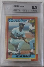 Frank Thomas Rookie 1990 Topps #414 #1 Draft Pick SGC 8.5